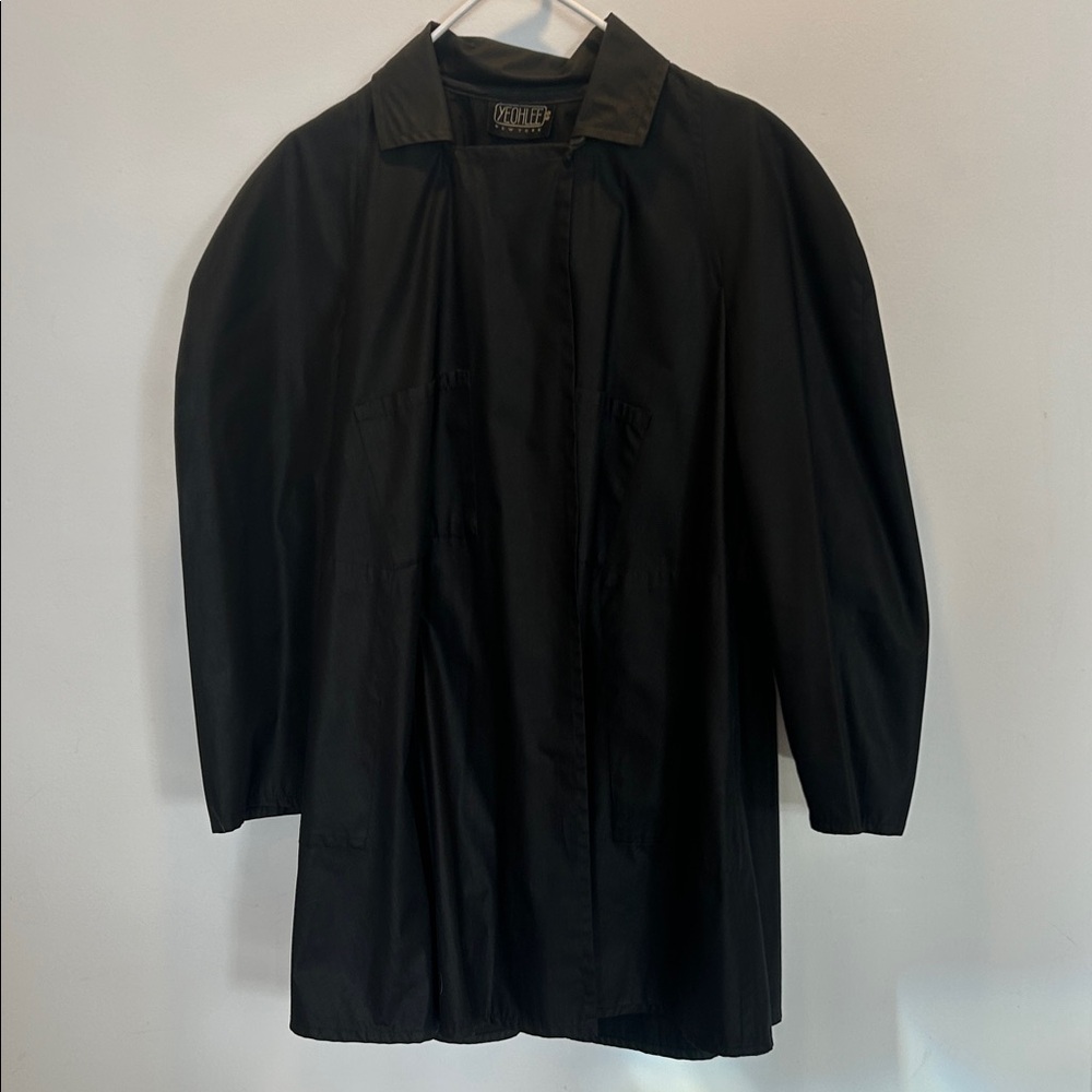 Classic Black Women's Trench Coat